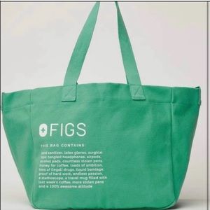 Surgical green figs tote